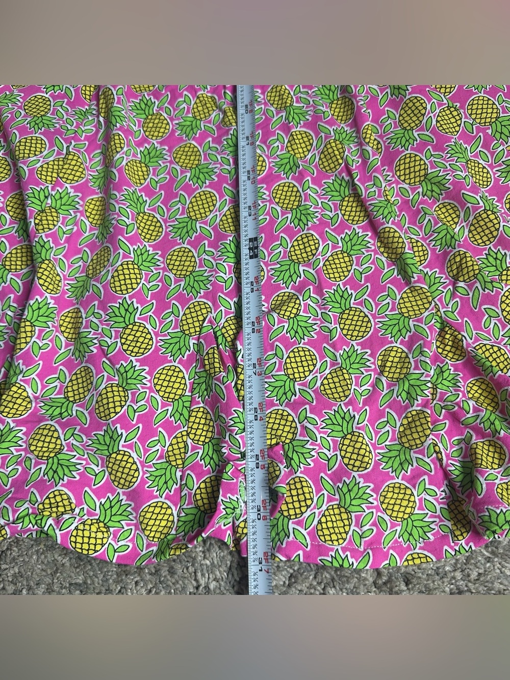 Ibkul pineapple print short-sleeve godet dress Small athletic UPF 50+ tennis - Picture 8 of 8